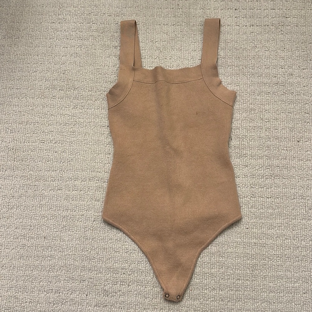 Nude Abercrombie & Fitch bodysuit